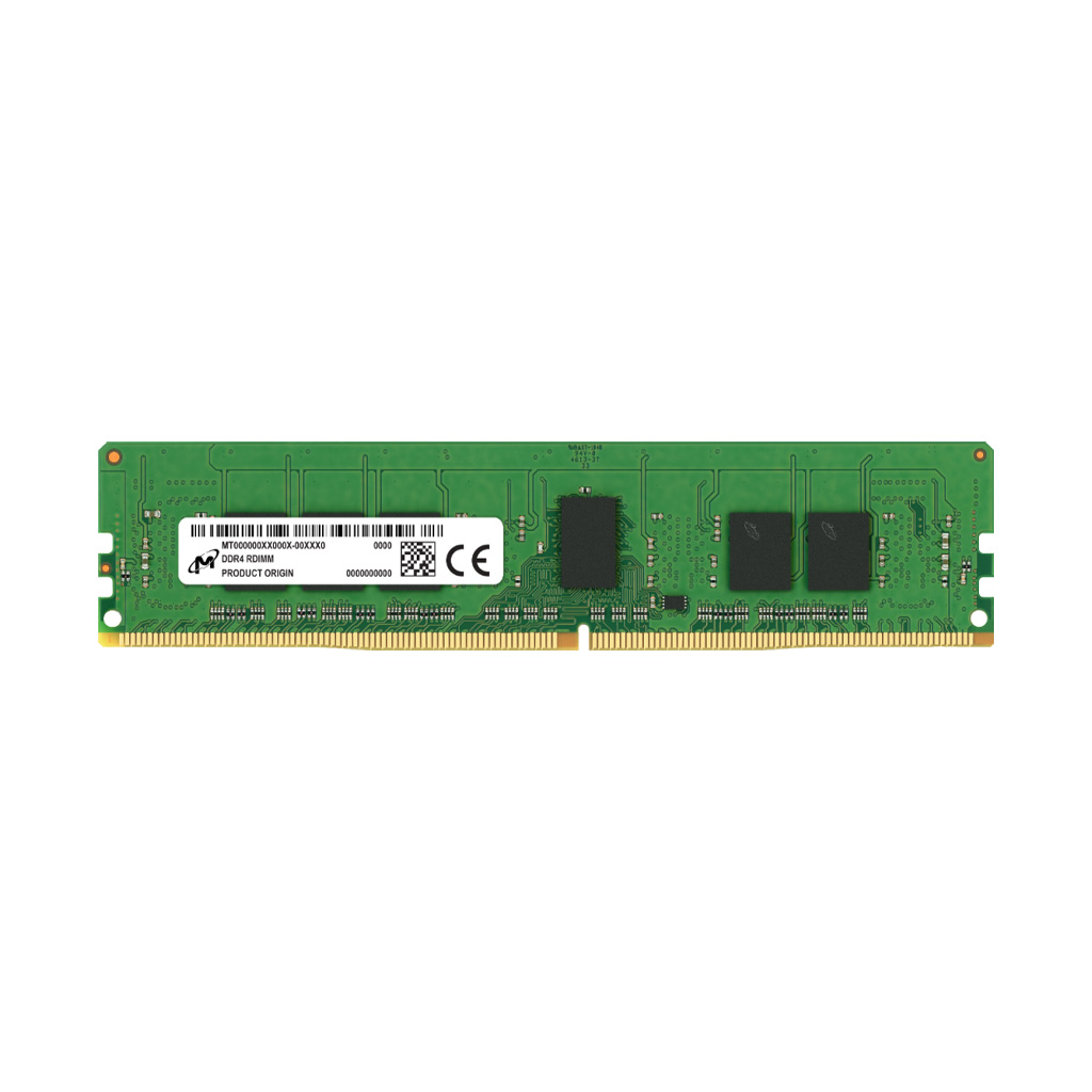 MTA9ASF1G72PZ-3G2 Micron 8GB DDR4-3200 registered ECC RDIMM memory module